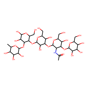 Galβ1-3GlcNAcβ1-3Galβ1-4(Fucα1-3)Glc